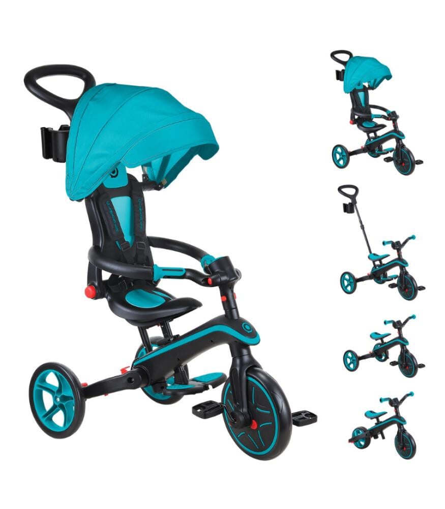 Globber Explorer 4 in 1 Katlanabilir Bisiklet - Mavi