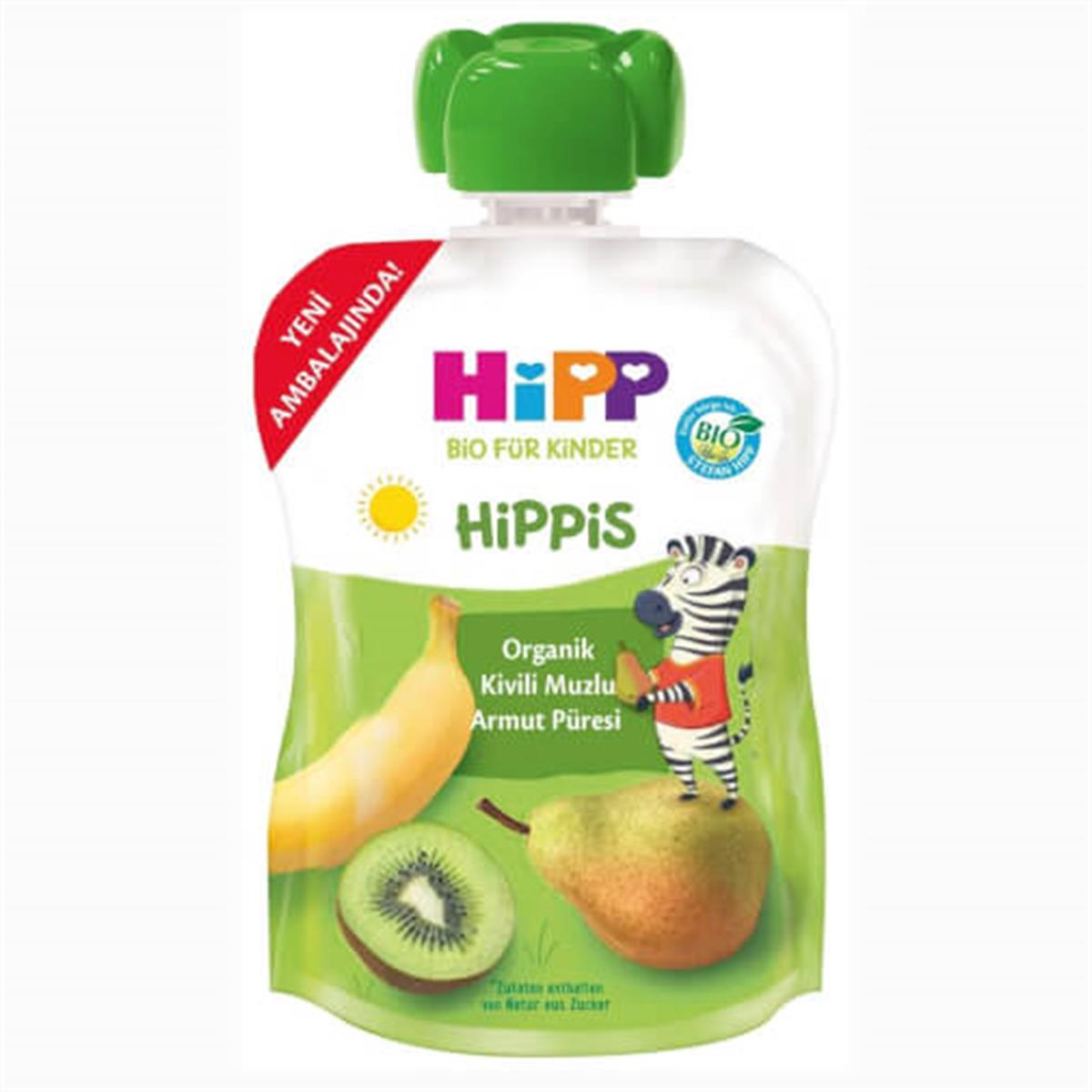 Hipp Organik Kivili Muzlu Armut Püresi 100 gr