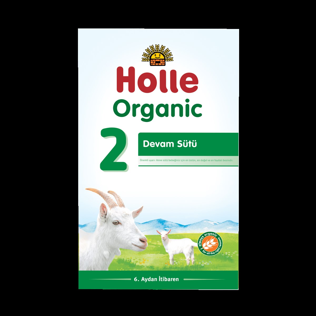 Holle 2 Organik Keçi Bebek Sütü