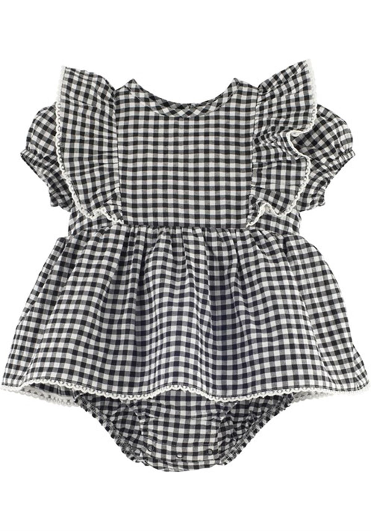 İdil Baby Ekose Elbise 15485