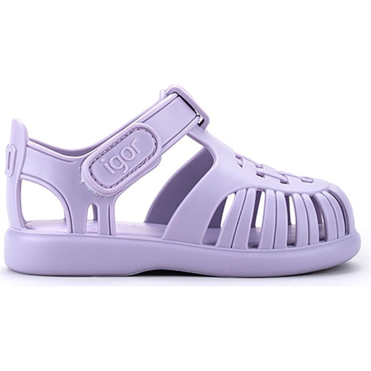 Igor Tobby Solid Malva / Mauve - Lila Çocuk Sandalet 