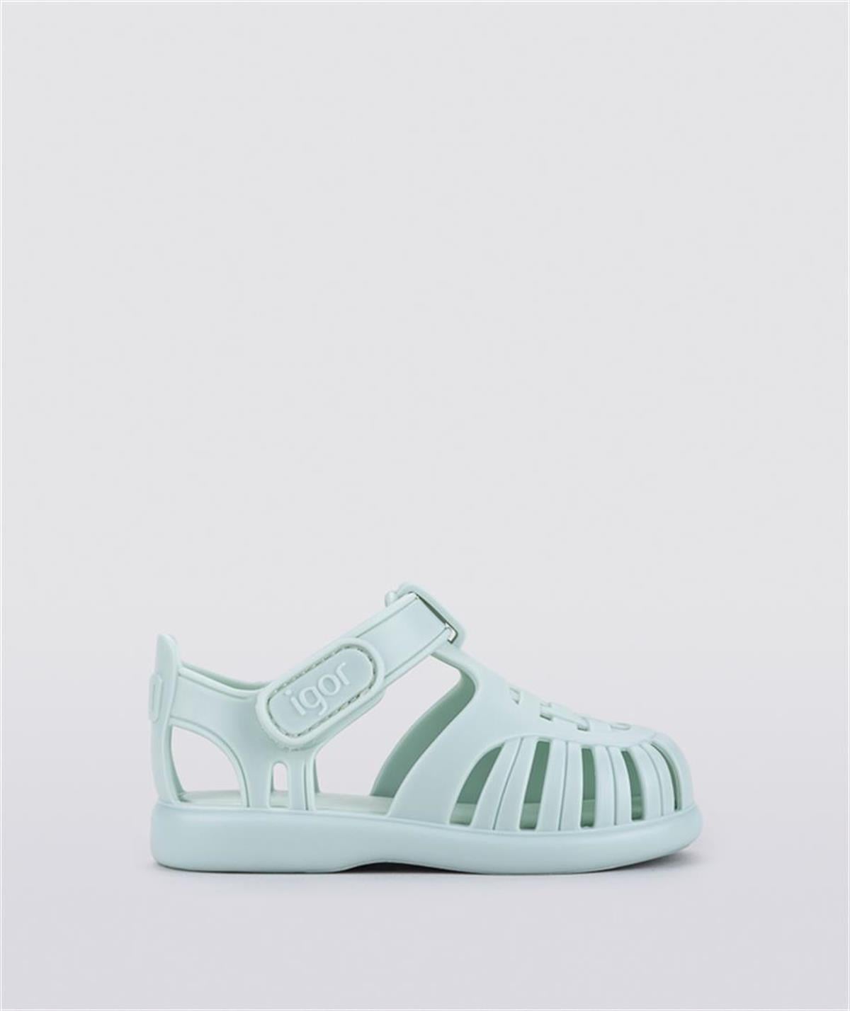 Igor Tobby Solid Menta / Mint Yeşili Çocuk Sandalet 