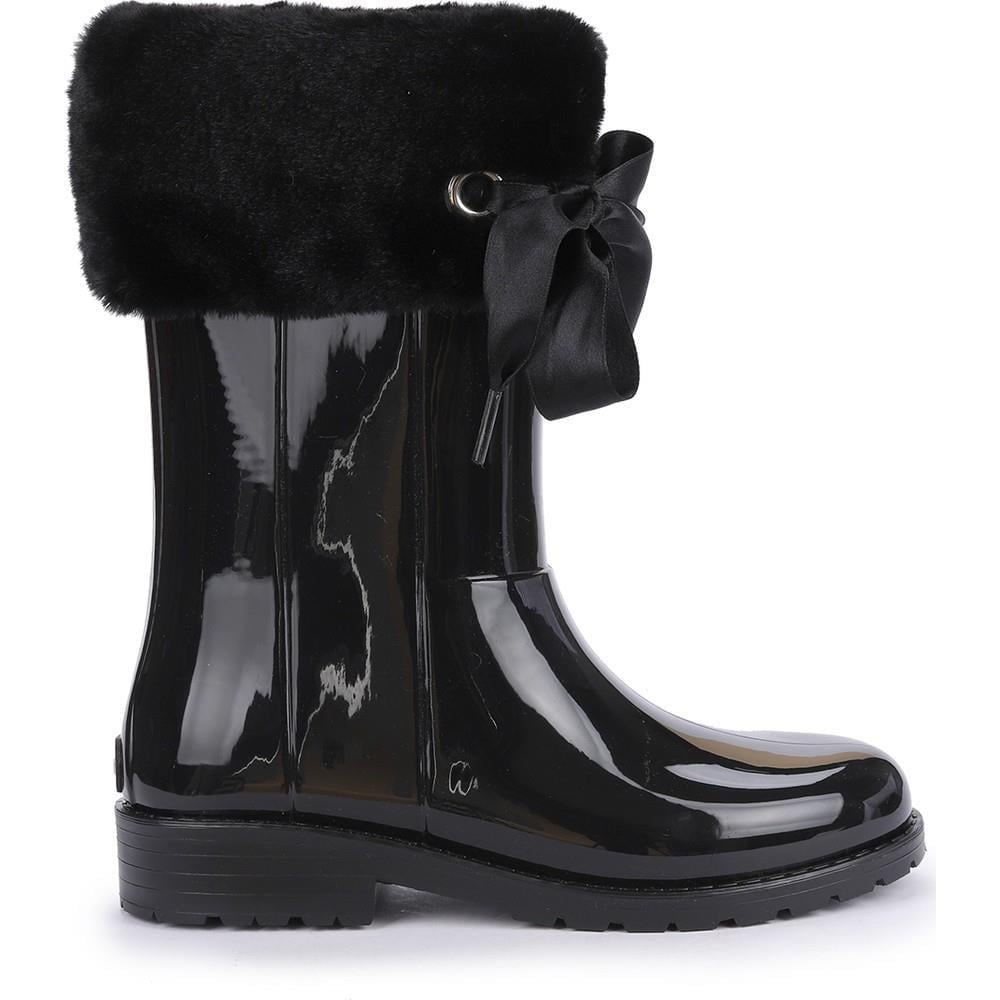Igor W10239 Campera Charol Soft Çocuk Siyah Yağmur Çizmesi