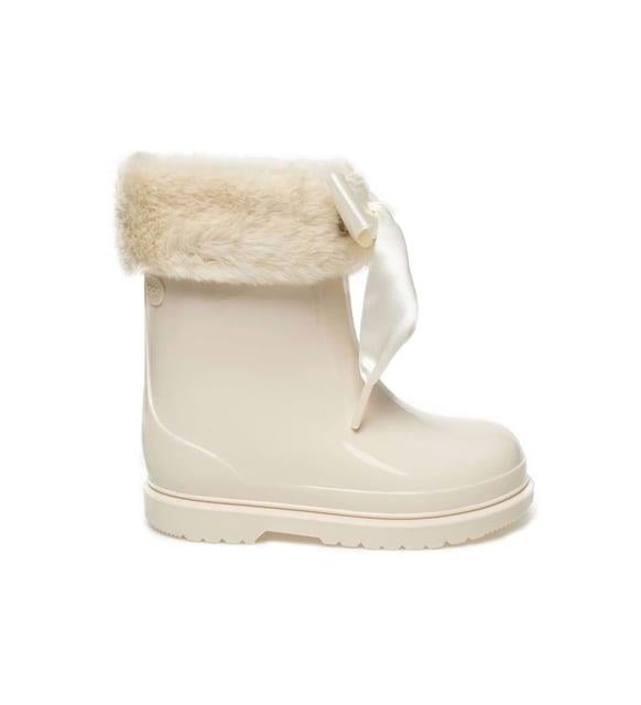 Igor W10258 Bimbi Soft Nacar Çocuk Yağmur Çizmesi - Krem