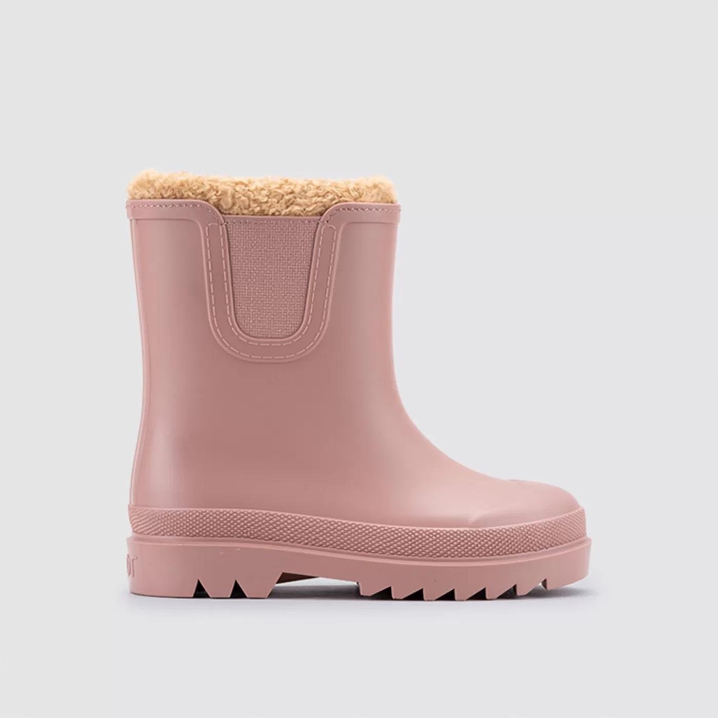 Igor W10290 Tokio Kürklü Pembe Yağmur Botu - Rosa