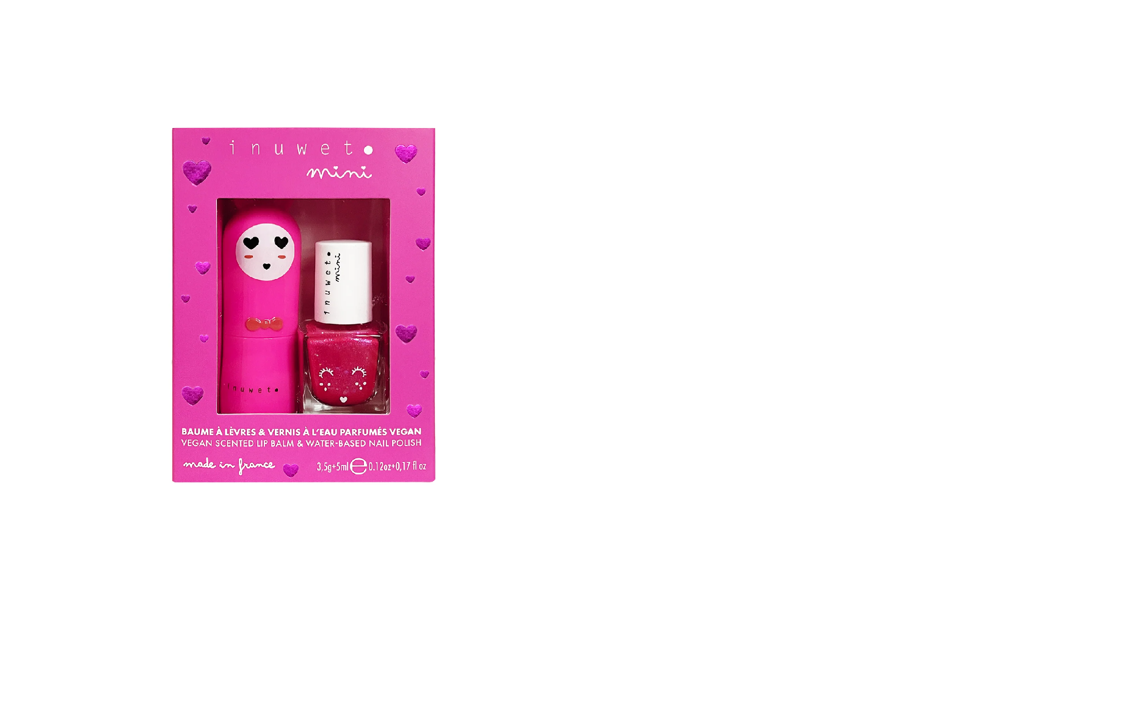 Inuwet Duo Cerise Lipbalm Set / Lipbalm ve Oje Seti