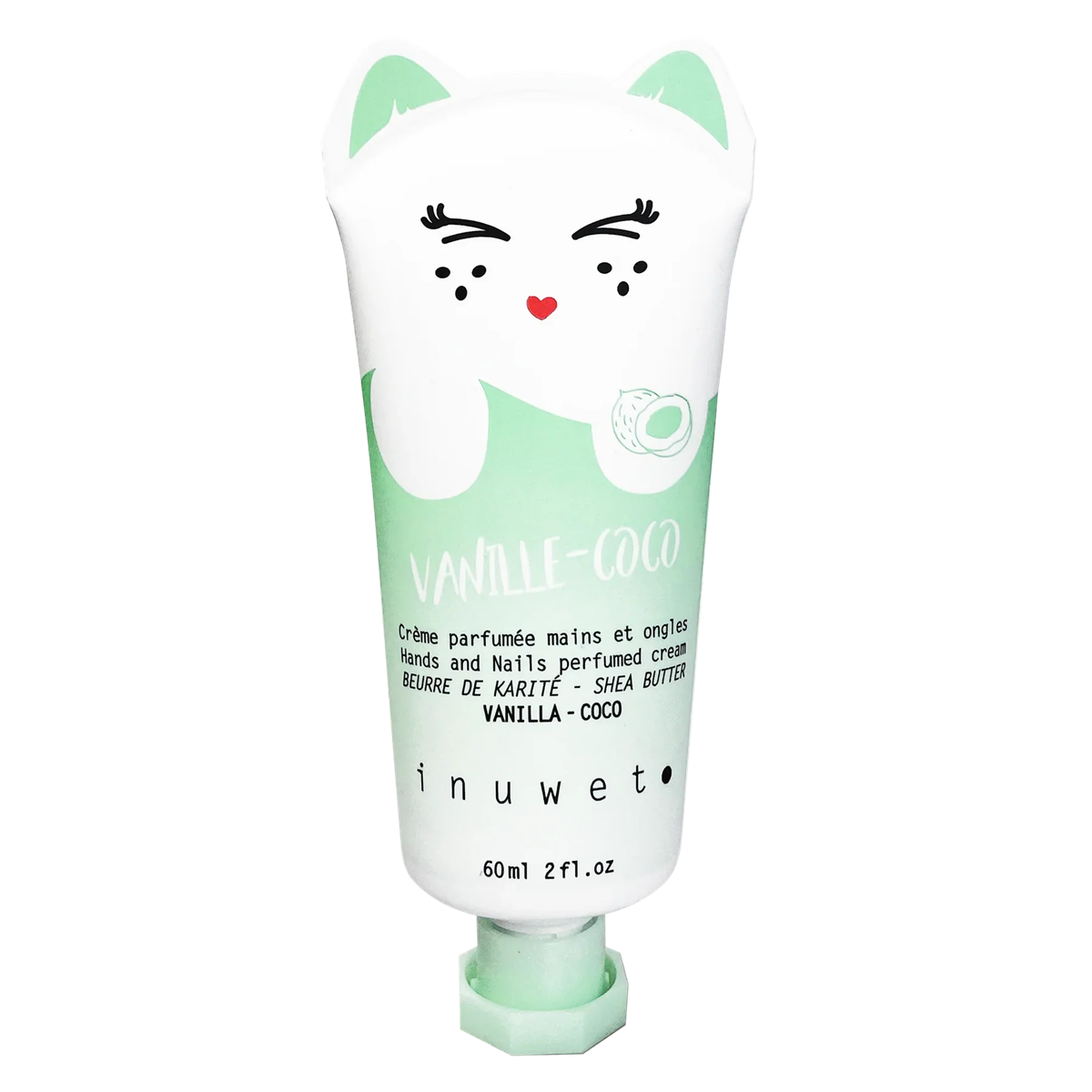 Inuwet Hands Creme Vanilla Coconat 60ml / Vanilya - Hindistan Cevizi Aromalı Nemlendirici El Kremi