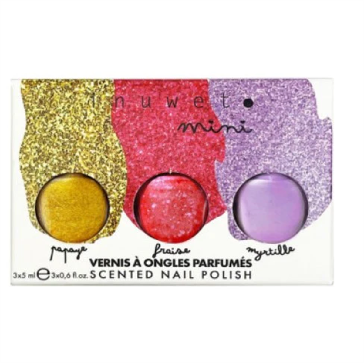 Inuwet Trio Box Vernis - 3'lü Su Bazlı Oje Seti