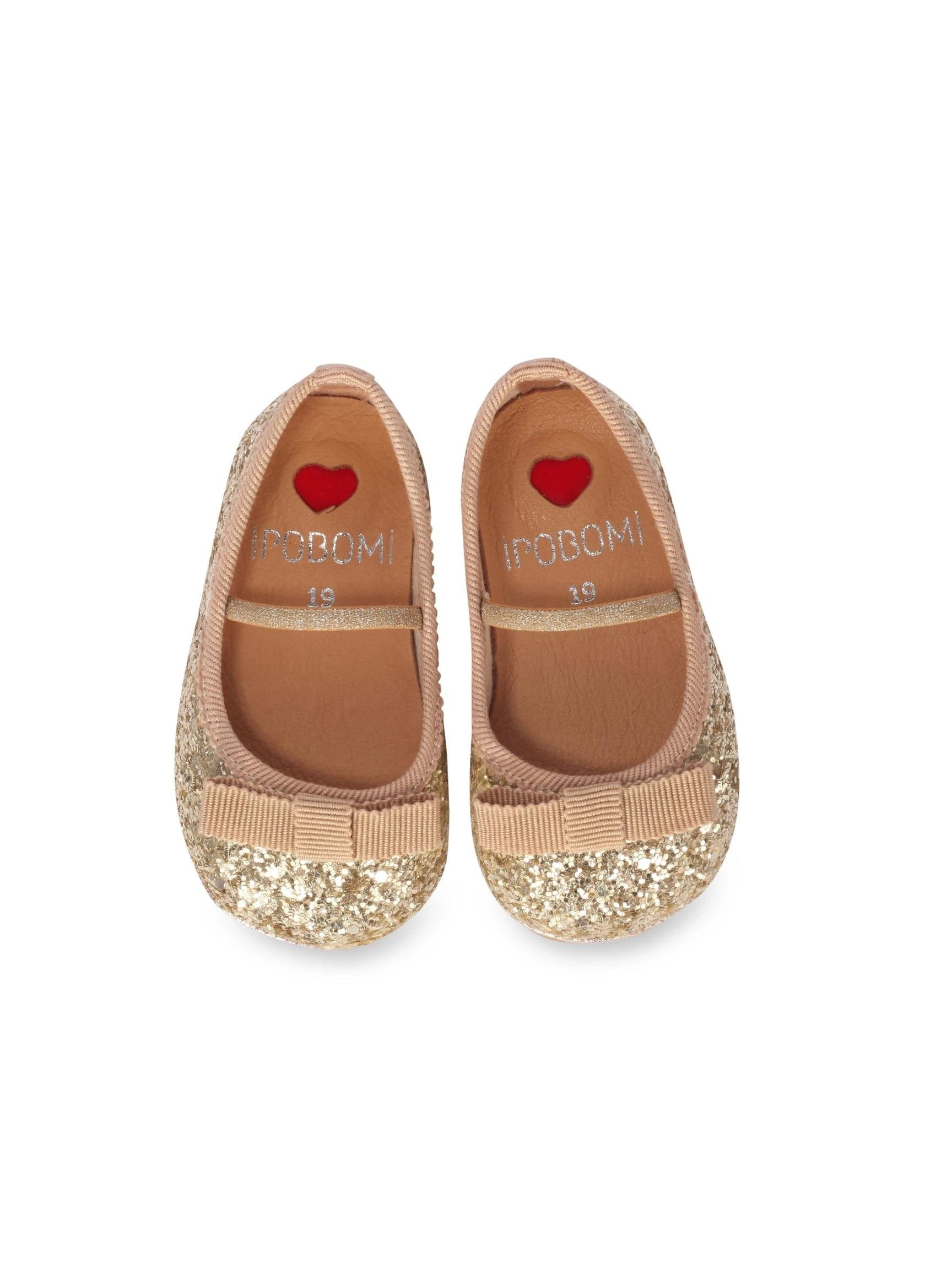 İpobomi Sparkle Bebek Babet - Gold