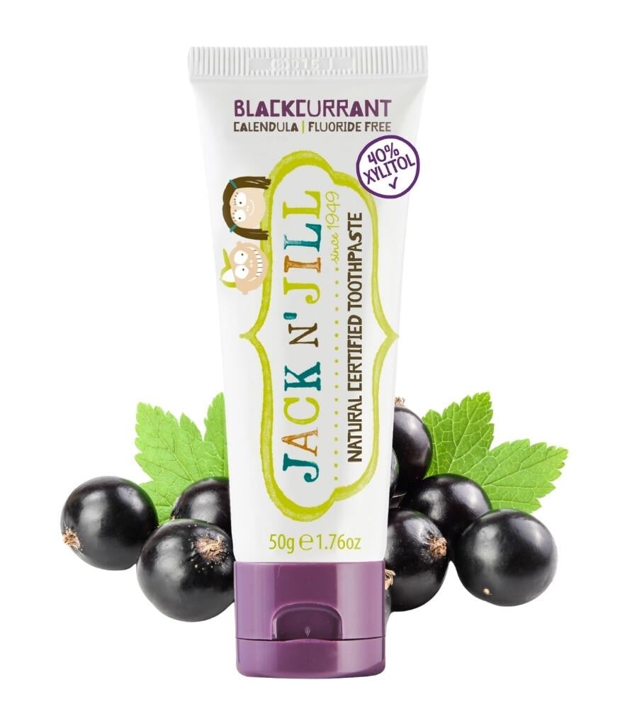 Jack N'Jill Doğal Diş Macunu Blackcurrant - Frenk Üzüm Aromalı