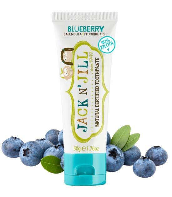 Jack N'Jill Doğal Diş Macunu Blueberry - Yaban Mersini Aromalı