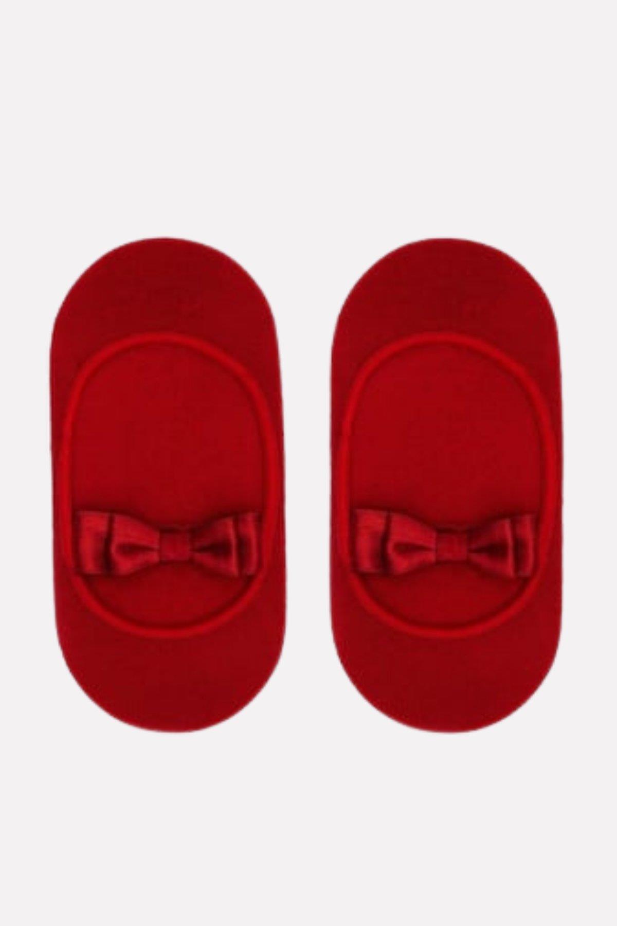 Katia & Bony Lovers Bebek Görünmez Çorap Kırmızı