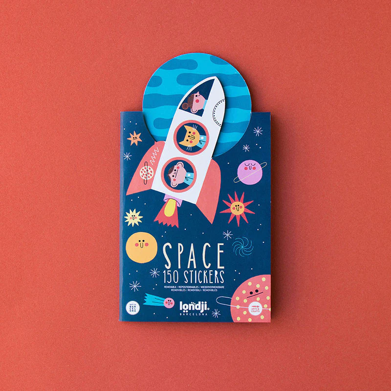 Londji Activities Stickers Space - Uzay Sticker 