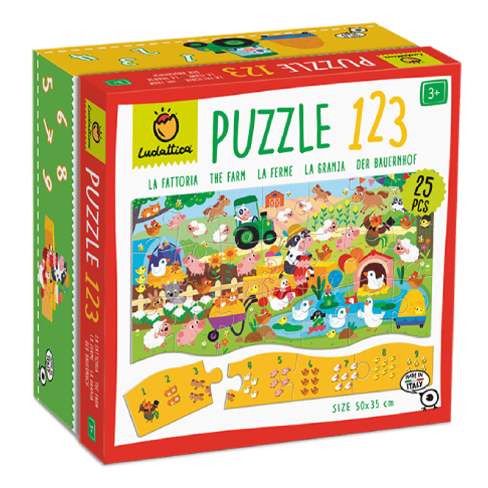 Ludattica 123 Puzzle The Farm