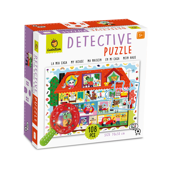 Ludattica Detective Puzzle My House - Ev