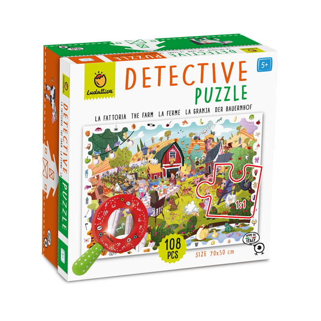 Ludattica Detective Puzzle The Farm - Çiftlik