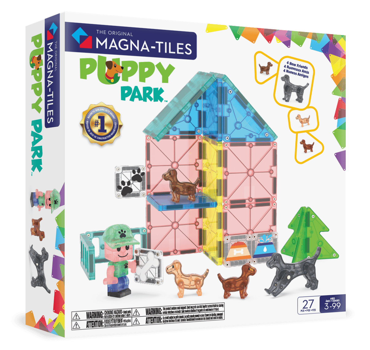 MAGNA-TILES Puppy Park - 27 Parça