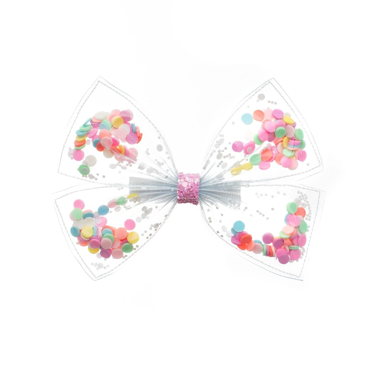 MA&MAA Confetti Midi Şeffaf Fiyonk Toka