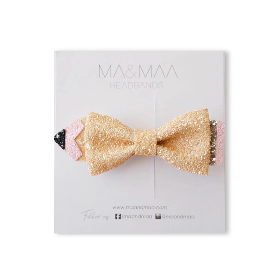 MA&MAA GLITTER PENCIL - Glitter bow