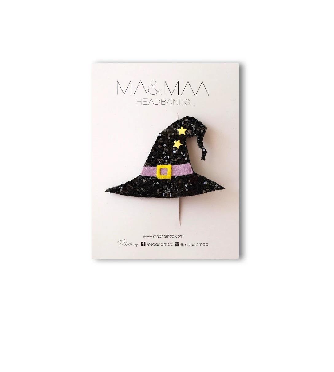 MA&MAA MINI WITCH HAT - Halloween Klips Toka