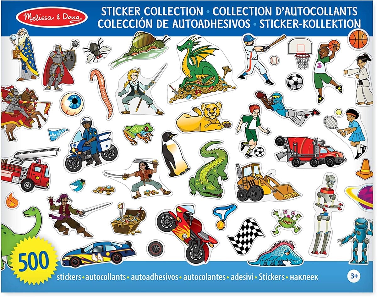 Melissa&Doug Çıkartma Kitabı - Mavi