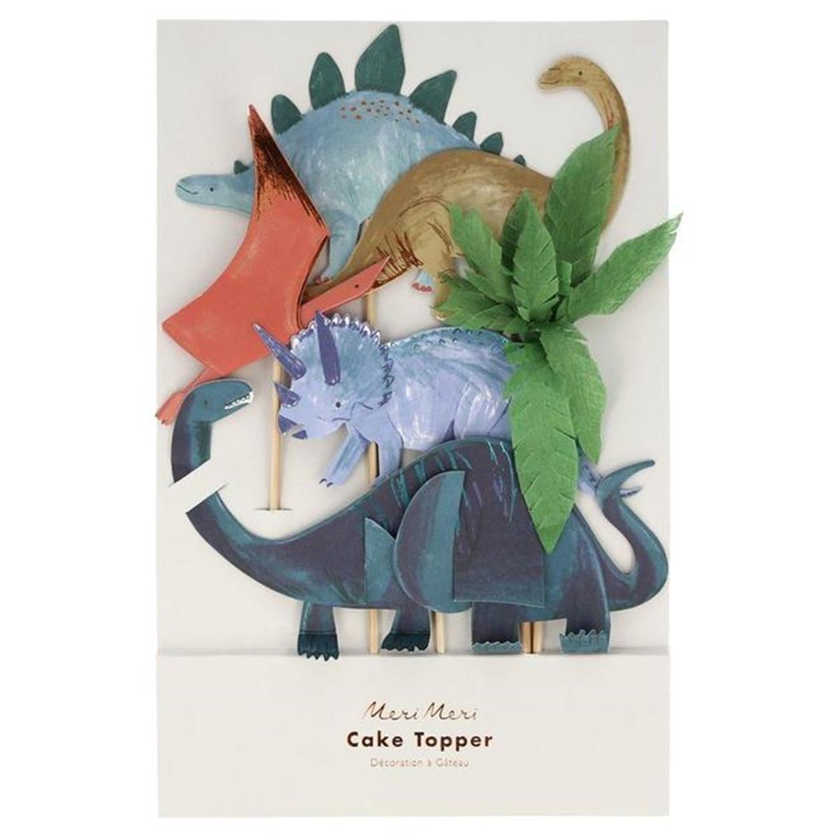Meri Meri - Dinosaur Cake Toppers - Dinozor Pasta Süsü