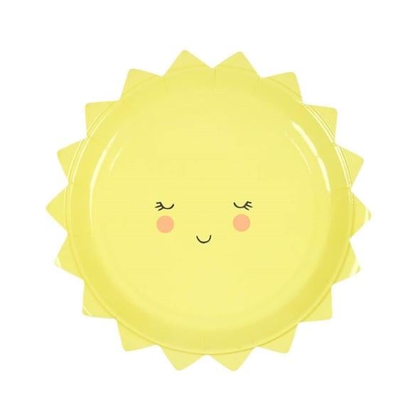 Meri Meri - Happy Sun Plates - Güneş Tabak - S