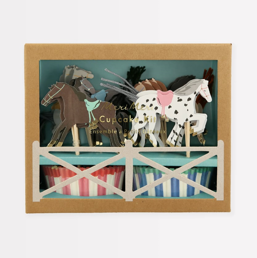 Meri Meri - Horse Cupcake Kit - At Cupcake Kit (x24)