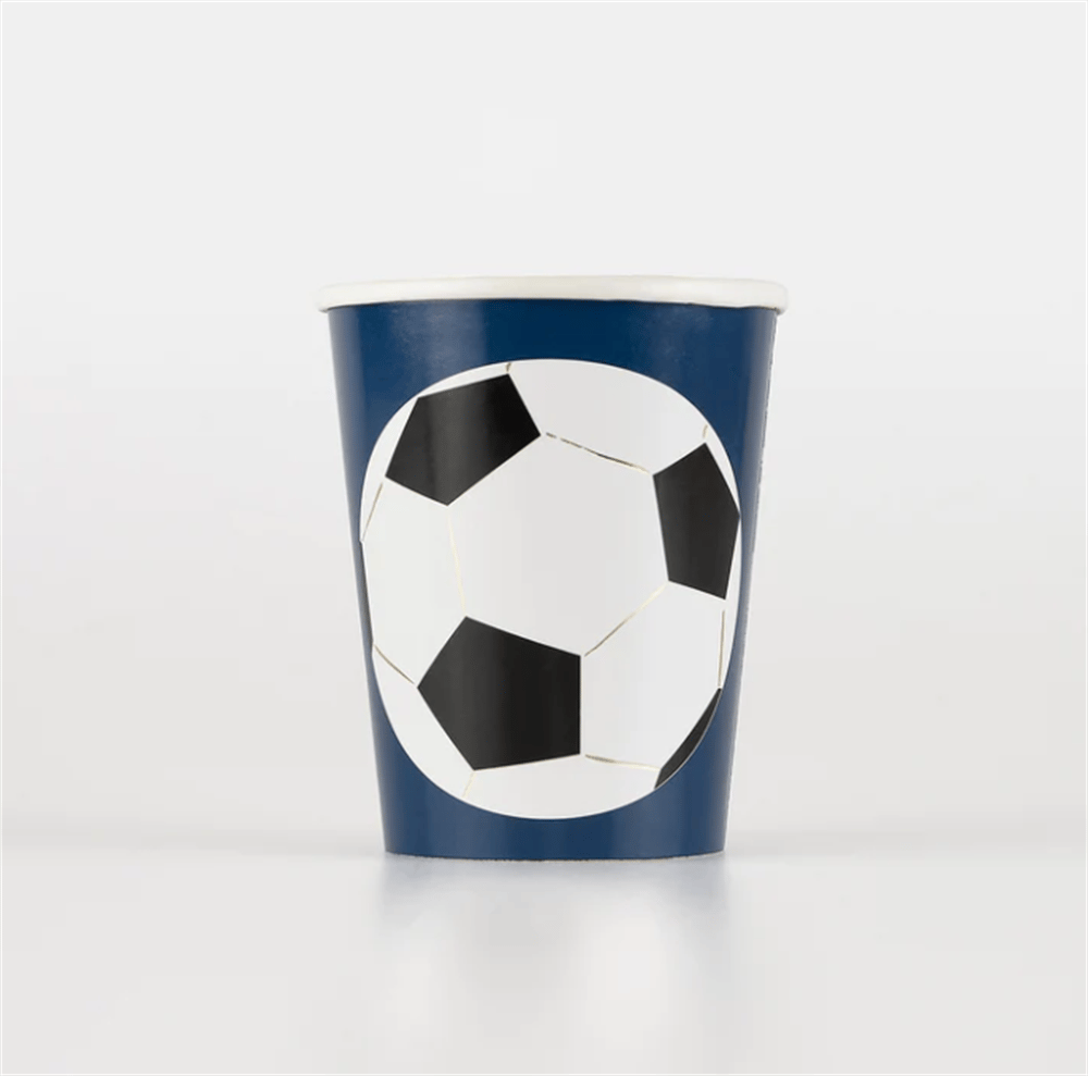 Meri Meri -  Soccer Cups - Futbol Bardaklar (8'li)