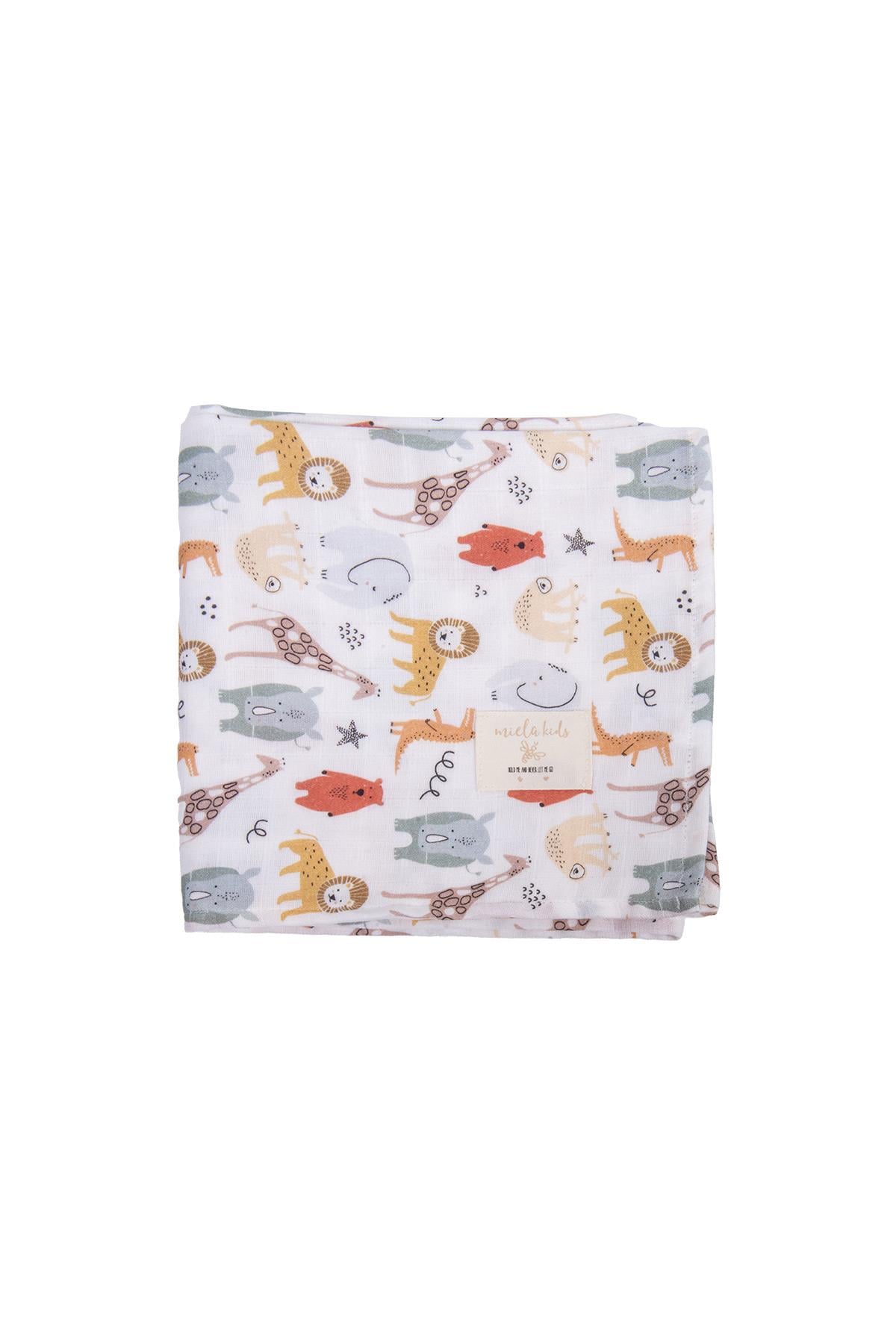 Miela Kids Jungle Müslin Örtü