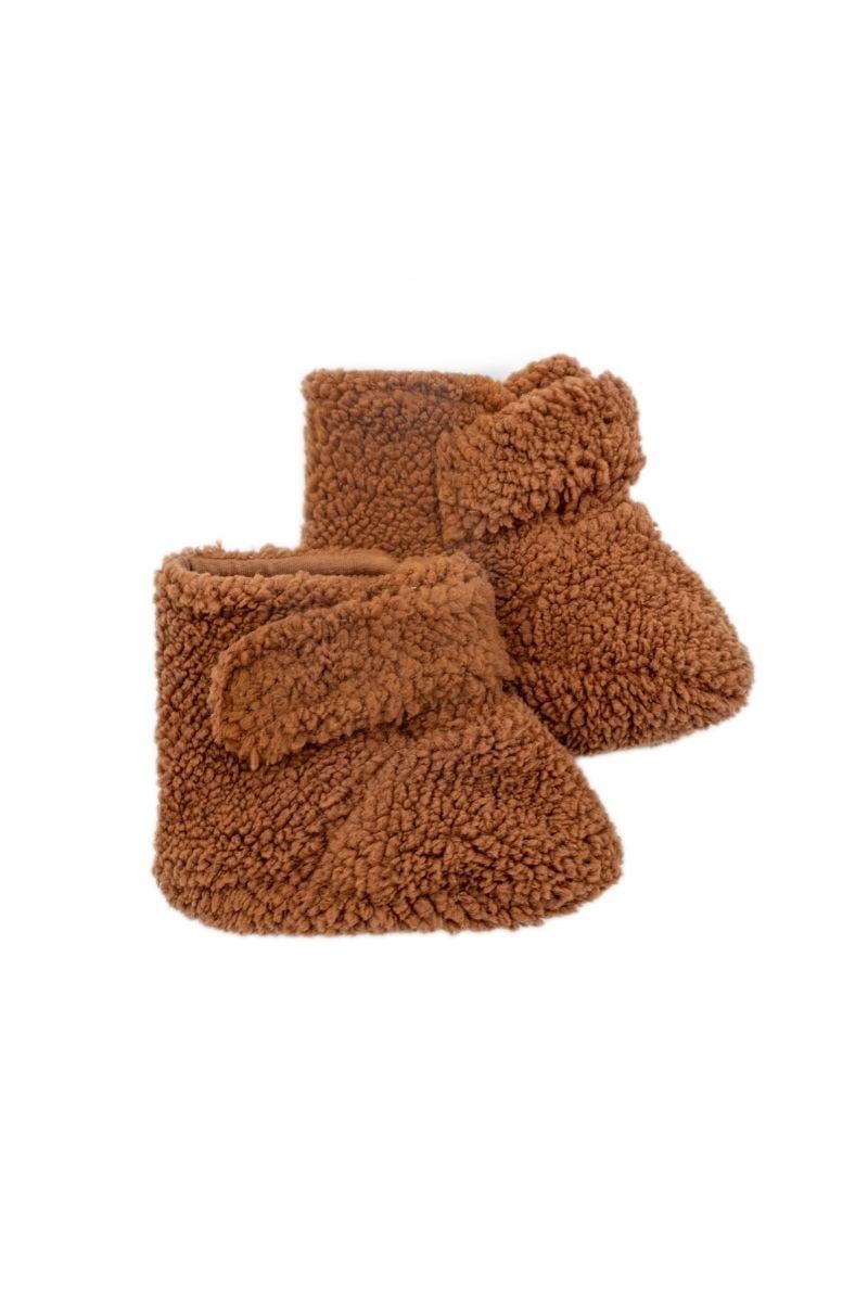 Miela Kids Peluş Patik - Kahverengi