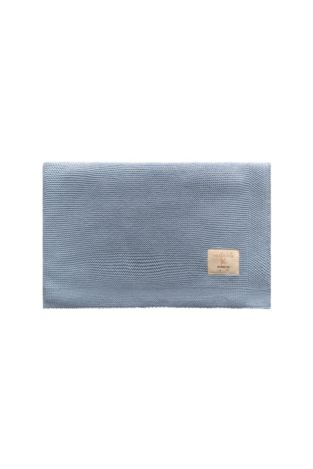 Miela Kids Pure Triko Battaniye - Royal Mavi