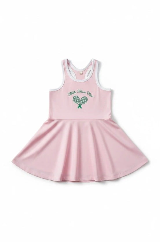 Miela Kids Tennis Club Kız Çocuk Tenis Elbisesi - Candy Pink