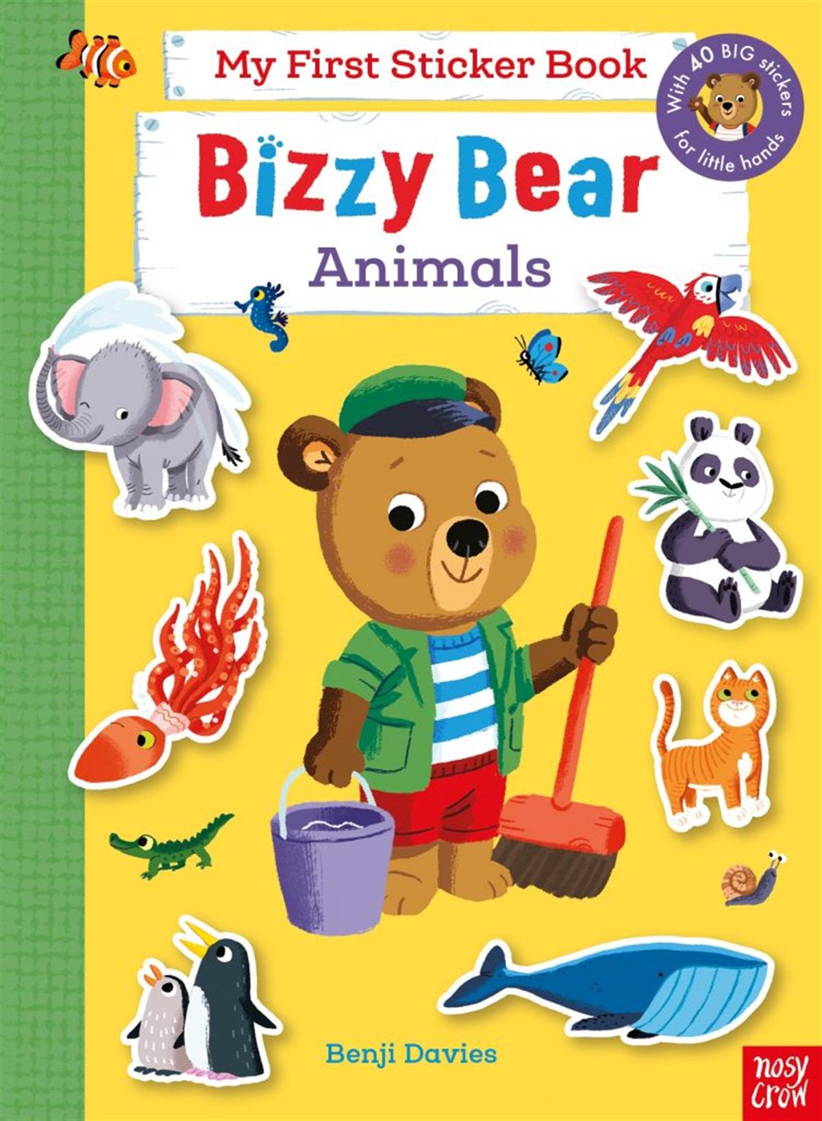 Nosy Crow Bizzy Bear: My First Sticker Book Animals