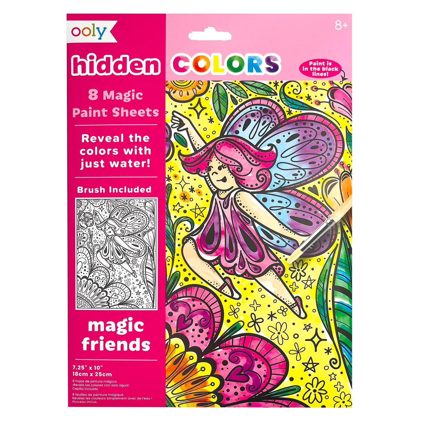 Ooly Hidden Colors Magic Paint Boyama Seti - Magic Friends