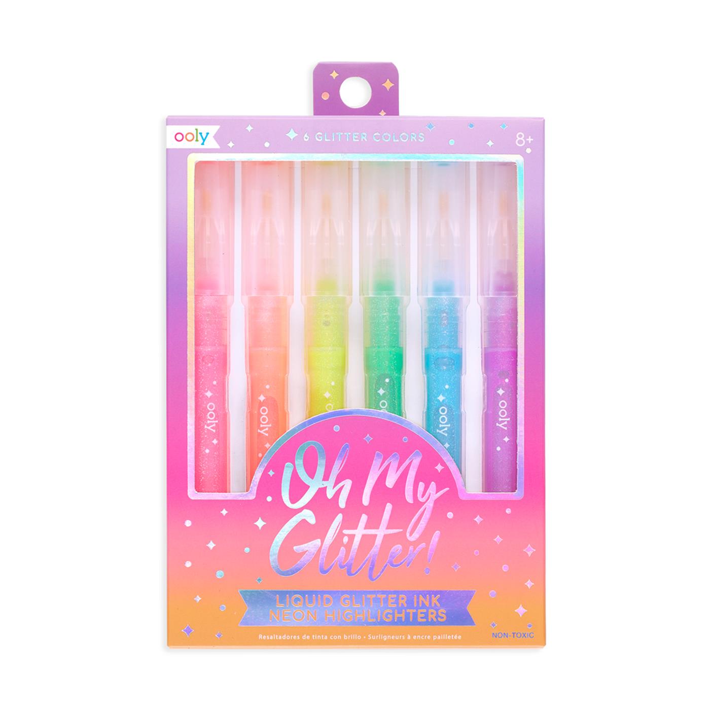 Ooly Oh My Glitter Neon 6'lı Highlighter