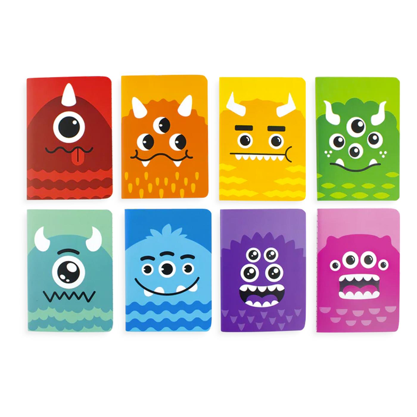 Ooly Pocket Pal Mini 8'li Defter Seti - Monsters
