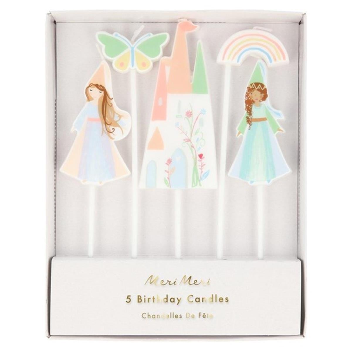 Prenses Mum Meri Meri - Princess Candles - Prenses Mumlar