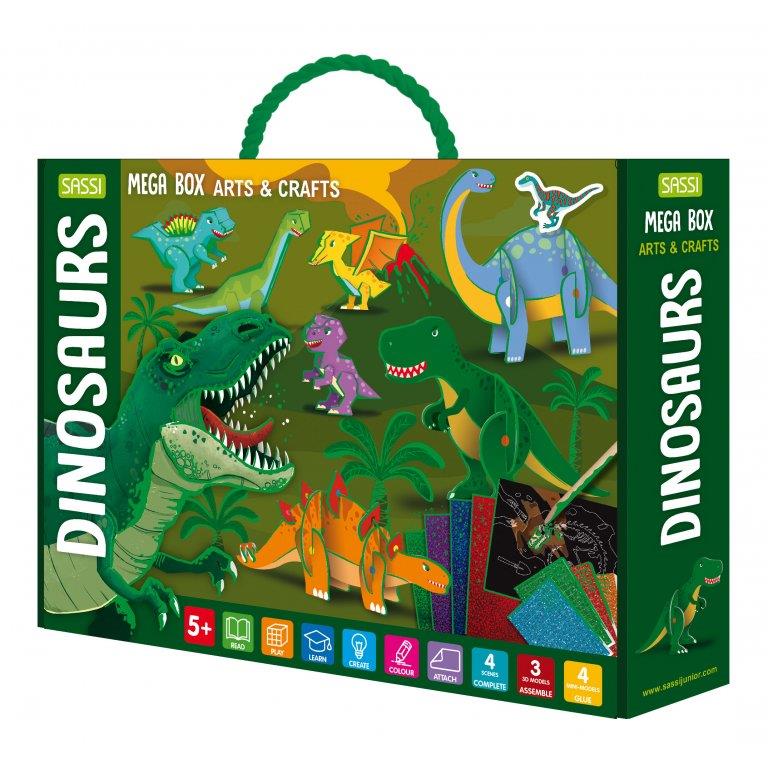 Sassi Mega Box Art & Craft - Dinosaurs