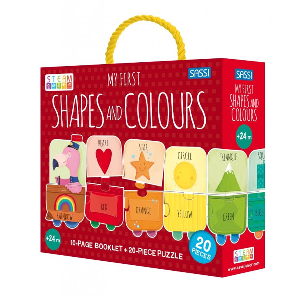 Sassi My First Shapes and Colours Book and Puzzle