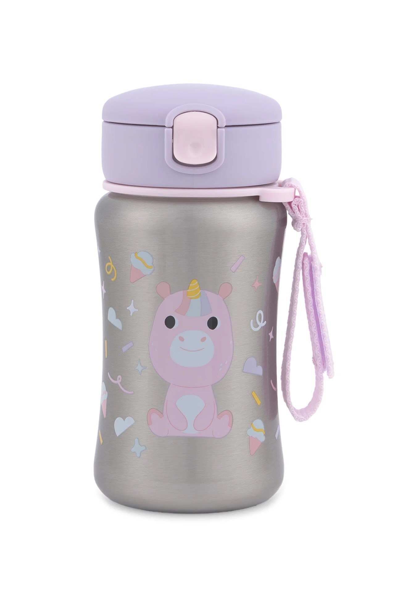 Skip Hop Besties Squad Pipetli Paslanmaz Çelik Suluk - Unicorn