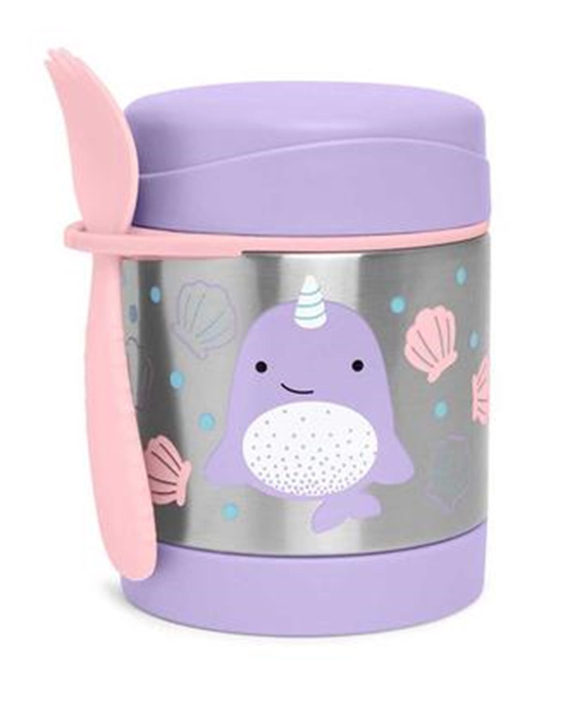 Skip Hop Paslanmaz Çelik Mama Saklama ve Taşıma Termosu Narwhal