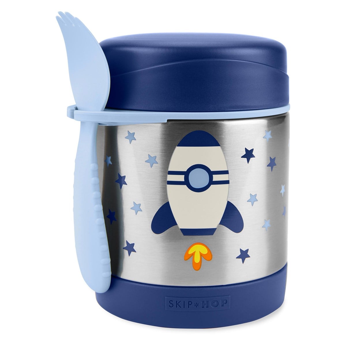Skip Hop Paslanmaz Çelik Mama Saklama ve Taşıma Termosu Roket