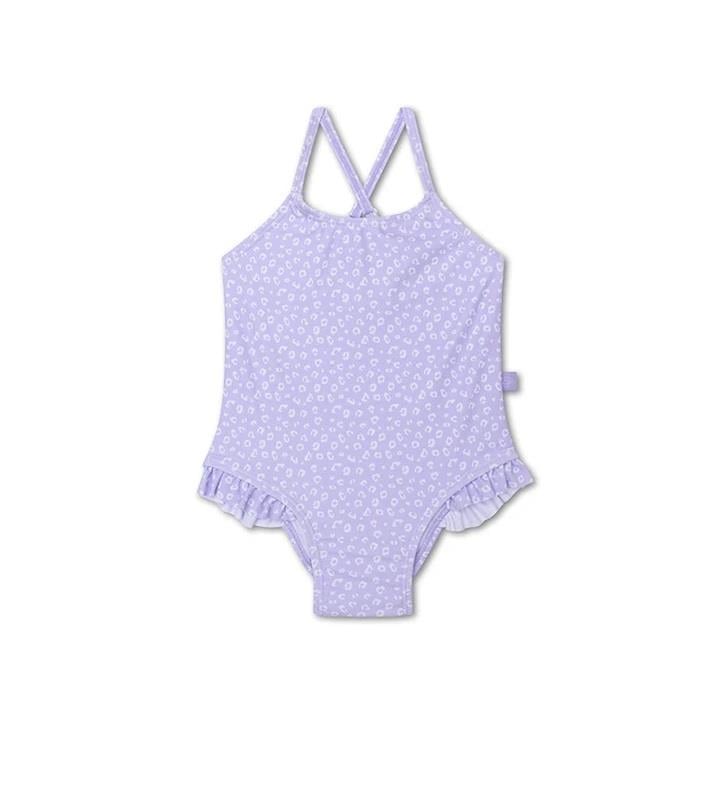 Swim Essentials UV Korumalı Mayo / Mor Leopar