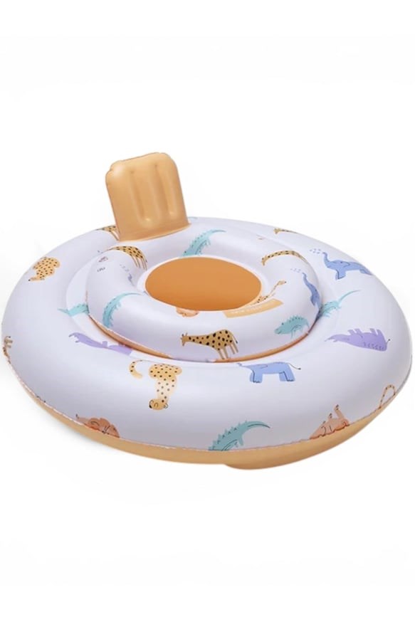 Swim Essentials Wild Life Leopard Bebek Sırt Destekli Yüzme Simidi 1-2 Yaş