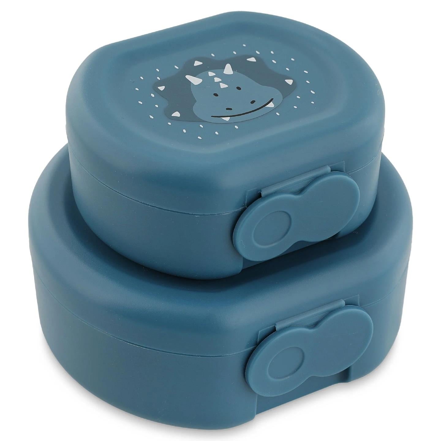 Trixie Mr.Triceratops 2li Klipsli Atıştırmalık Kutusu