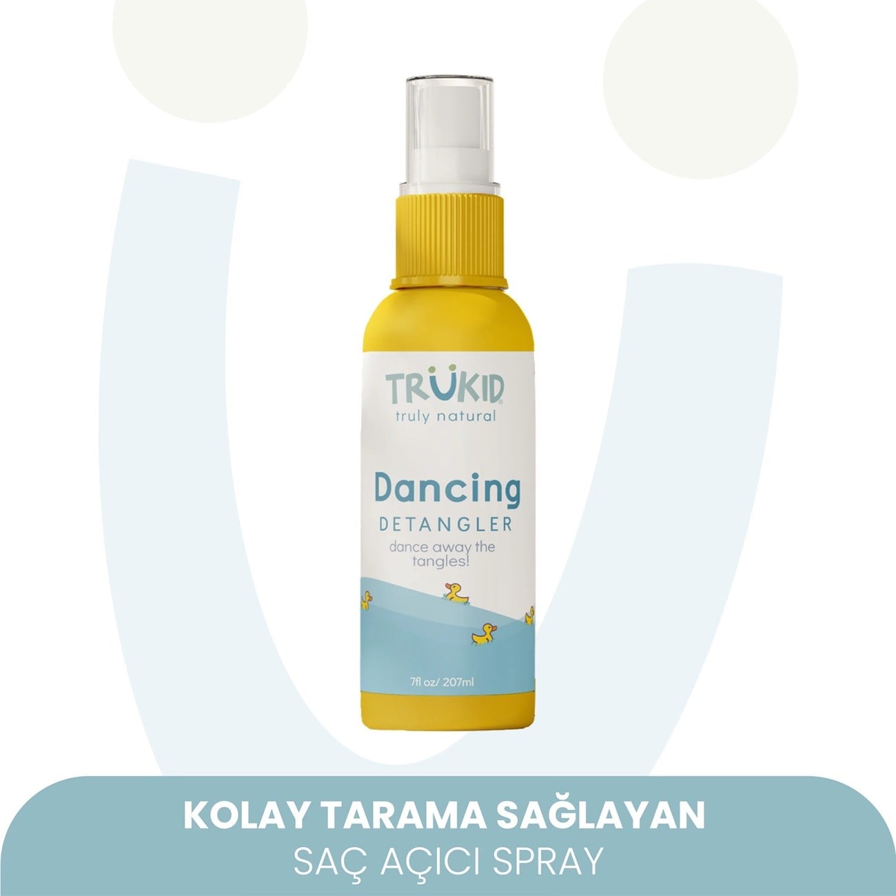 Trukid Kolay Tarama Sağlayan Saç Açıcı Sprey 207 ml - Trukid Dancing Detangler