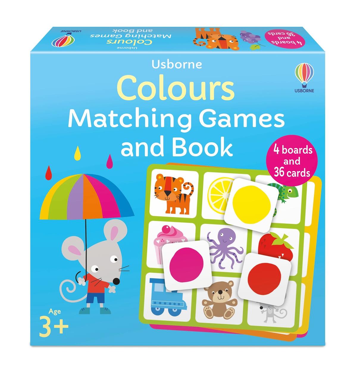 Usborne Colours Matching Games and Book