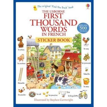 Usborne First 1000 Words in French Sticker Book
