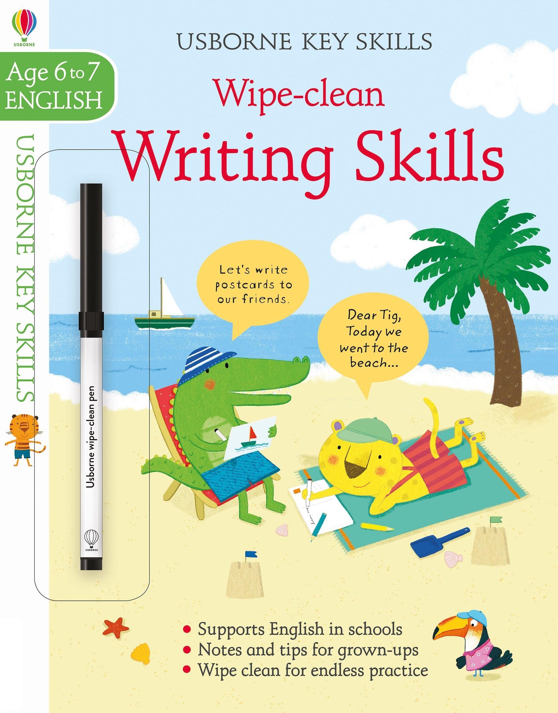 Usborne Key Skills Wipe-Clean Writing Skills 6-7 